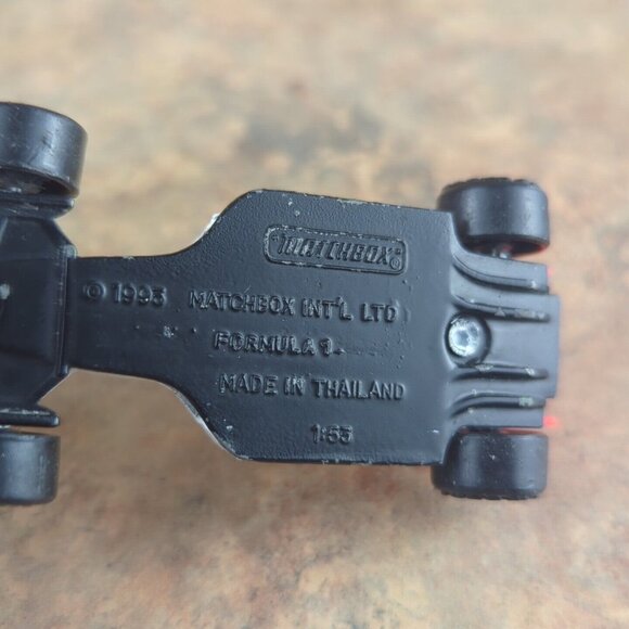 Matchbox‎ 1993 Formula 1 Race Car, #1 MB Racing , 1/53, - Picture 8 of 9